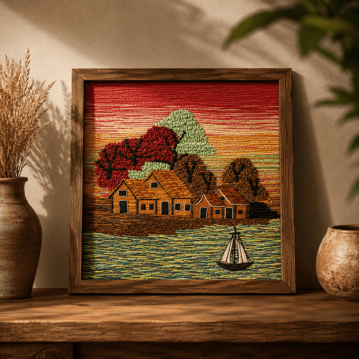 Jute wall hangings